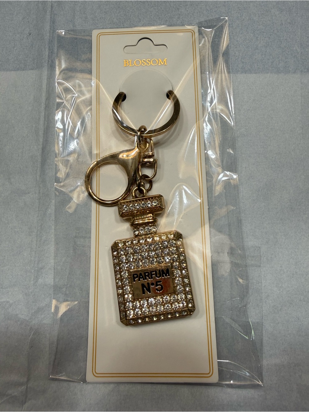 Blossom Gold Parfum N°5 Crystal Key charm